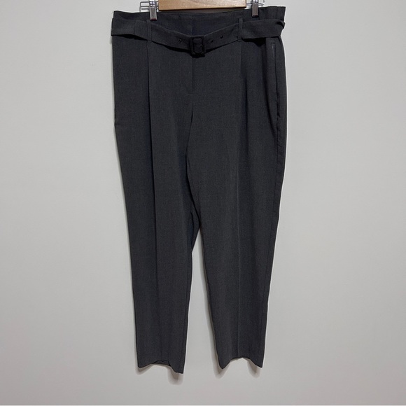 Reitmas Stylish Gray Belted Trousers Women’s size 16P Office Business Church - Picture 1 of 9